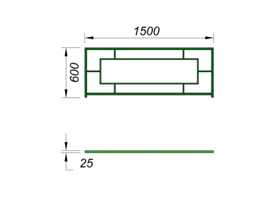 Ограждение площадки МАФ 5000 в Тюмени