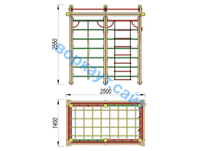 Детский спортивный комплекс ДСК 3108 в Тюмени