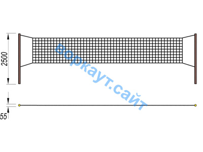 Волейбольные стойки СИО 3515 в Тюмени