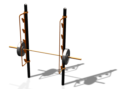Спортивный комплекс воркаут ВС-84 в Тюмени