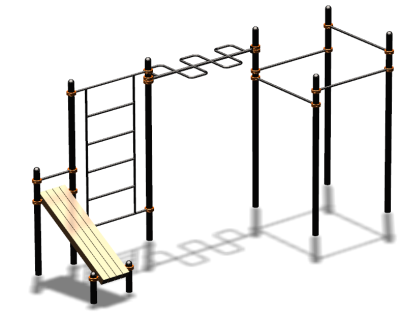 Спортивный комплекс воркаут ВС-74 в Тюмени