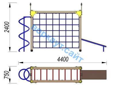 Детский спортивный комплекс Юниор ДСК 3105 в Тюмени