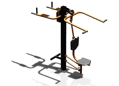 Уличный тренажер "Верхняя тяга Брусья Пресс" УТ339 в Тюмени