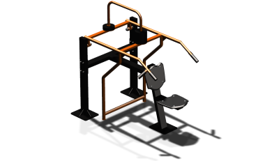 Силовой уличный тренажер  "Жим вверх сидя"  УТ403 в Тюмени