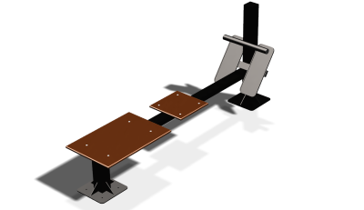 Силовой уличный тренажер  "Скамья для пресса"  УТ415 в Тюмени